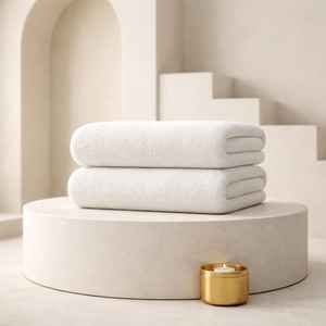 Serviette de Bain Hôtelière Moderne en Coton Turc Premium 100% Couleur Unie 70x140cm 450 GSM Super Absorbante Douce au Toucher – Vente en Gros Fabricant - Product Image 5