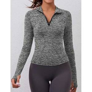 Tops de Yoga con etiqueta, ropa de Fitness de marca para mujer de secado rápido, camisetas de Yoga de alta calidad para mujer 2025, camisetas de Yoga Premium baratas al por mayor - Product Image 3