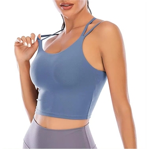 Soutien-gorge de sport en soie respirant XXL pour femmes soutien-gorge d'entraînement de course Yoga Gym Sexy quantité en vrac - Product Image 4