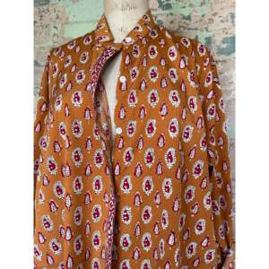 Camisa Formal de Seda para Mujer, con Bordado de Leopardo y Flores, Cuello de Lazo, Encaje, Talla XL, para Oficina - Product Image 6