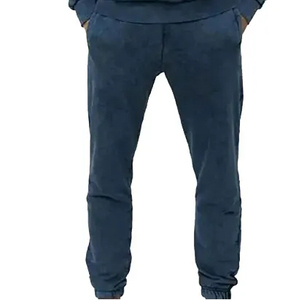 Fabricant de survêtements pullover à logo personnalisé Survêtement évasé de haute qualité Survêtement personnalisé pour hommes 100% coton délavé à l'acide - Product Image 6