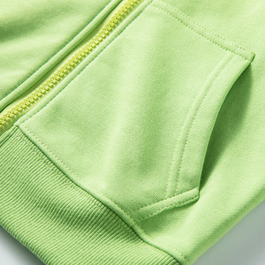 Sweats à capuche et sweatshirts à manches régulières pour hommes Logo personnalisé Cardigan bouclé pour hommes Sweat à capuche à fermeture éclair - Product Image 3