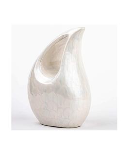 Cremation <b>Urns</b> <b>for</b> <b>Human</b> <b>Ashes</b> - Keepsake Adult Funeral <b>Urn</b> <b>for</b> <b>Ashes</b> Handcrafted Diamond Cut (White Daisy <b>Small</b> Set of 4) - Product Image 4