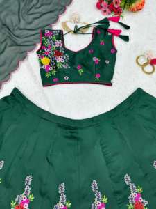 Top Trending Designer Ladies Anarkali Elegante Wedding Party Saree Suit Mejor precio al por mayor India Adultos Lehanga Choli - Product Image 4