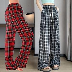 Pantalon de survêtement taille haute pour femme Pantalon de tous les jours en toile extensible confortable avec ceinture élastique et poches - Product Image 6