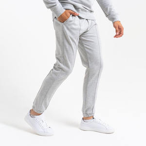 Ensemble de survêtement de sport en coton de haute qualité avec logo personnalisé, col rond, poids lourd, survêtement pour hommes, ensemble de jogging 2 pièces - Product Image 6