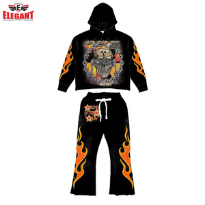 Produit le plus élevé nouveauté meilleur matériel utilise des vêtements de mode pour hommes survêtement de style évasé par sport élégant - Product Image 2