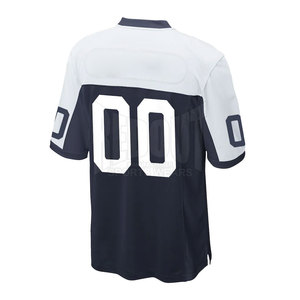 100% Polyester respirant à manches courtes de haute qualité personnalisable hommes maillot de Football américain pour toutes les saisons - Product Image 3