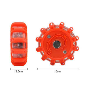 مشاعل طريق ليد مخصصة مع بطارية بمغناطيس LED وامض للتحذير على الطرق أضواء تلفاز منتجات ترويجية - Product Image 1