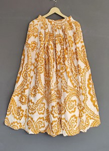 Vestido largo informal de algodón con estampado Floral para mujer, falda de tenis transpirable para la playa de verano, aspecto Formal de talla grande Natural - Product Image 4