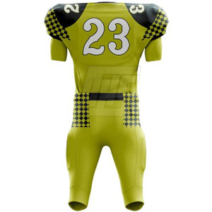 Uniforme de football américain pour hommes, tissu durable, ajustement confortable, idéal pour les matchs et l'entraînement d'équipe - Product Image 3