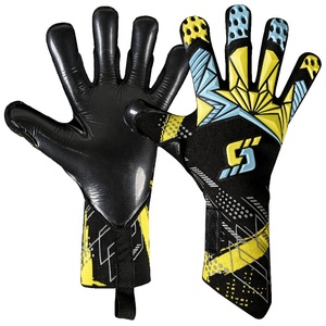 Guantes de Portero de Fútbol Profesionales, Látex Alemán Súper Suave, Personalizables, 4mm, Transpirables, Ajustables, Antideslizantes, para Exteriores - Product Image 1