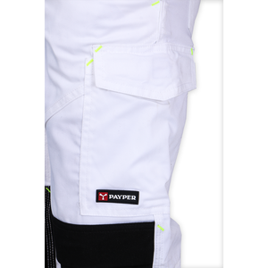 Payper Brand-Pantalones cargo de algodón con 6 bolsillos para hombre, color blanco antibolitas, antiarrugas, talla XL, tela tejida, ropa de trabajo, color recto - Product Image 3