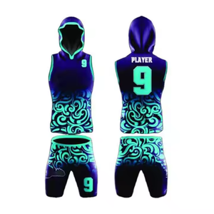 Conjunto de Compresión para Entrenamiento de Fútbol Americano 7v7 para Adultos, Camisetas Sublimadas Personalizadas con 7 Banderas, Transpirables, Anti-UV, de Secado Rápido - Product Image 5