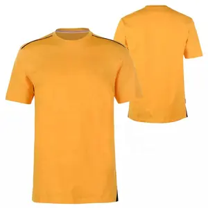 Camiseta slim fit de algodão 100%, camiseta masculina para homens, mais longa, com bainha curvada, gola redonda, conjunto de crianças