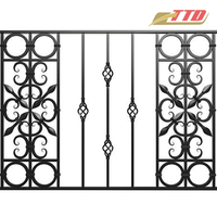 Design de balcon moderne en fer forgé de marque TTD personnalisé avec garantie d'un an pour les chambres et salons de villas au Vietnam