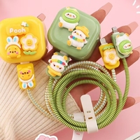 S'applique au chargeur pour protéger la charge complète du téléphone 20W pratique de données utilisable pour tout le monde motif de dessin animé mignon