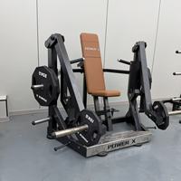 Machine de musculation pectorale professionnelle PowerX à charge libre, type à rouleaux, pour l'entraînement de la force pectorale