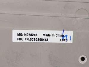 Carcasa superior con reposamanos para portátil Lenovo ThinkPad P14s Gen 1 5CB0S95413 - Product Image 4