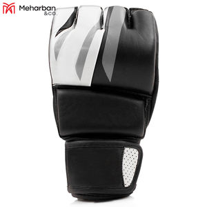 Vente en gros de gants MMA MMA Fabricants de logos imprimés personnalisés Gants de sparring en cuir PU personnalisés entraînement - Product Image 3