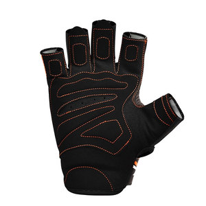Wholesale Customized Logo Neoprene Half-Finger Gym Gloves Unisex Quality Fitness Gear for <b>Weight</b> Lifting Men's Leather Style - Product Image 2