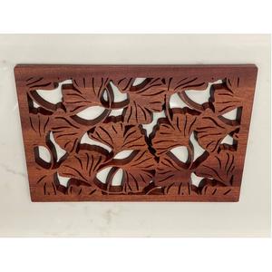 Sous-plat en bois personnalisable, support pour plaque chauffante, OEM/ODM, découpe au laser, contreplaqué, isolation thermique, sous-plats modernes pour casseroles et poêles - Product Image 2