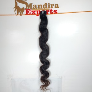 100% cabello virgen barato templo indio cutícula alineada paquetes naturales sueltos onda profunda Bodywave estilo extensiones de cabello humano - Product Image 5