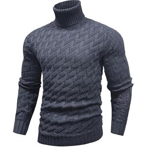 Nouvelle qualité Unique tricots décontractés pull hommes col rond hauts en tricot décontracté couleur unie pull pull de haute qualité - Product Image 1