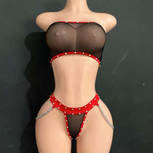 Women Dance Club Suits Sequin Off Shoulder Jumpsuits Sexy Nightclub Outfits for Party and Performance - Product Image 6