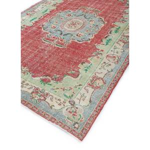 Tapis en laine noué à la main rouge et orange vintage, motif rectangulaire abstrait, nouveau tapis de salon pour usage domestique Pae-2291 - Product Image 2