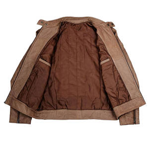 Veste en cuir véritable pour homme élégante à manches longues Dernier design Haute qualité Meilleur style populaire Nouvel état - Product Image 3