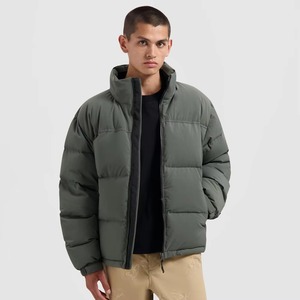 Chaqueta Acolchada Unisex de Primera Calidad, Nuevo Diseño, Gruesa, con Cremallera, Capucha, Logotipo Frontal, Impermeable, de Lona y Algodón - Product Image 1