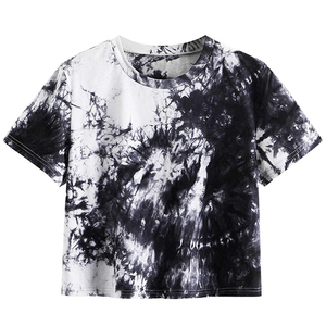 Latest Design Sublimated Cheap Price High Quality Plain Blank Factory Direct Supplier Top Selling <b>Tie</b> Dyed T-Shirt For Sale - Product Image 1