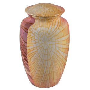 Urnas Funerarias de Latón Sólido Estilo Americano para Cremación, Duraderas, Personalizables y Hechas a Mano - Product Image 1