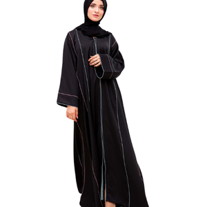 FABRICANTE DE ABAYA PERSONALIZADO DE TALLA GRANDE ABAYA MODERNO ABAYA ESTILO ÁRABE Y ASIÁTICO DISEÑOS OEM ODM SERVICIO DISPONIBLE MOQ BAJO - Product Image 1