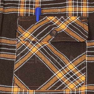 Best <b>Men's</b> Flannel <b>Shirt</b> <b>with</b> <b>High</b> <b>Collar</b> Custom Logo Wholesale Price New Design Cotton <b>Shirt</b> Made in Pakistan Low MOQ - Product Image 3