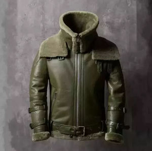 Blouson Bomber en Toile à Capuche de Qualité Supérieure pour Hommes - Aspect Cuir Véritable - Imperméable et Écologique - Product Image 3
