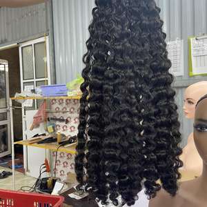 มัดผมมนุษย์หยิกพม่า, หนังกําพร้าบริสุทธิ์ชิดผมผมหยิกพม่า, ขายส่งผมเวียดนามดิบ - Product Image 2