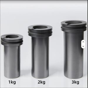 <span class=keywords><strong>Creuset</strong></span> en graphite pur AL-B, paroi intérieure lisse, résiste à 1650 °   Haute température, exposé à l'air et résistant à la corrosion - Product Image 3