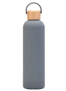 Vaso Térmico con Tapa de Acero Inoxidable, Color Gris Carbón, 1 Litro - Product Image 2