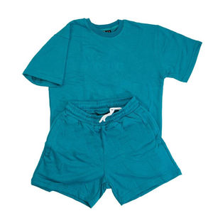 Ensemble T-shirt et short d'été graphique deux pièces personnalisé pour homme, survêtement décontracté avec impression en relief, nouveau logo personnalisé, ensemble décontracté deux pièces graphique - Product Image 6