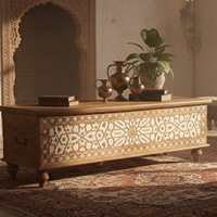 Meuble TV moderne en bois massif fait main avec rangement, style ferme, pour appartement, salon, hôtel, chambre à coucher, durable, minimaliste, facile à assembler