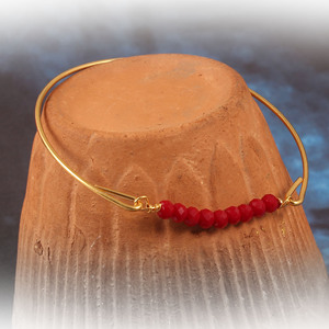 Handcrafted 18K Gold Plated Brass <b>Cuff</b> <b>Bracelet</b> Genuine Coral Gemstones Cute Design Unisex for Parties Gifts Sterling <b>Silver</b> - Product Image 1