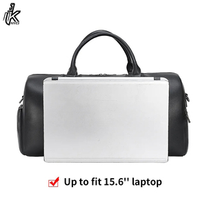 Sac de voyage pour homme en cuir pleine fleur, souple, pour affaires et sport, avec compartiment à chaussures - Product Image 6