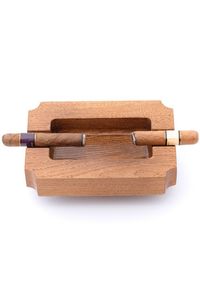 NOUVEAU ARRIVÉ MEILLEURE QUALITÉ MODERNE EPOXY MOODEN Résine Epoxy & Bois Cendrier Joint Couleur Personnalisée Logo Portable Intérieur et Extérieur - Product Image 2