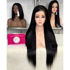 Vendeur HD Transparent Suisse Lace Front Perruque Cheveux Humains Lace Frontal Perruque Sans Colle 100% Vierge 360 Full Lace Perruque - Product Image 6