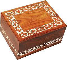 Urnas de cremación de madera modernas hechas a mano, urnas funerarias de entierro decorativas para hombres y mujeres, precio bajo - Product Image 2