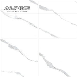Azulejos de mármol ALPINE Elegance superficie brillante 600x600mm para aplicaciones de pared y suelo modelo PEARL GREY de Novac Ceramic - Product Image 2