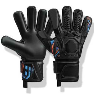 Gants de gardien de but professionnels pour hommes, uniformes, antidérapants, en latex 4 mm, gants de gardien de but de football avec protection des doigts, entraînement - Product Image 3