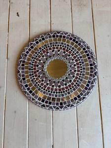 Espejo mosaico púrpura/plata - Product Image 3